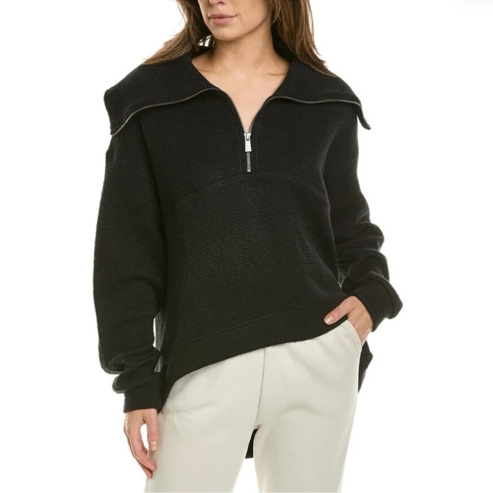Sweaty Betty Restful Bouclé Half Zip Pullover- Size 6